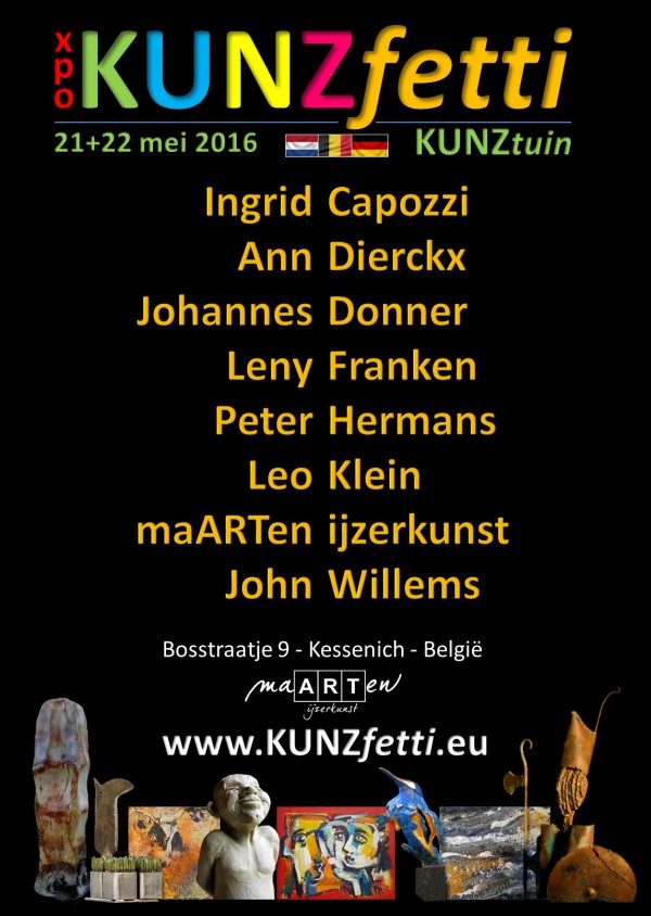 xpo KF KUNZtuin programma - namen kunstenaars